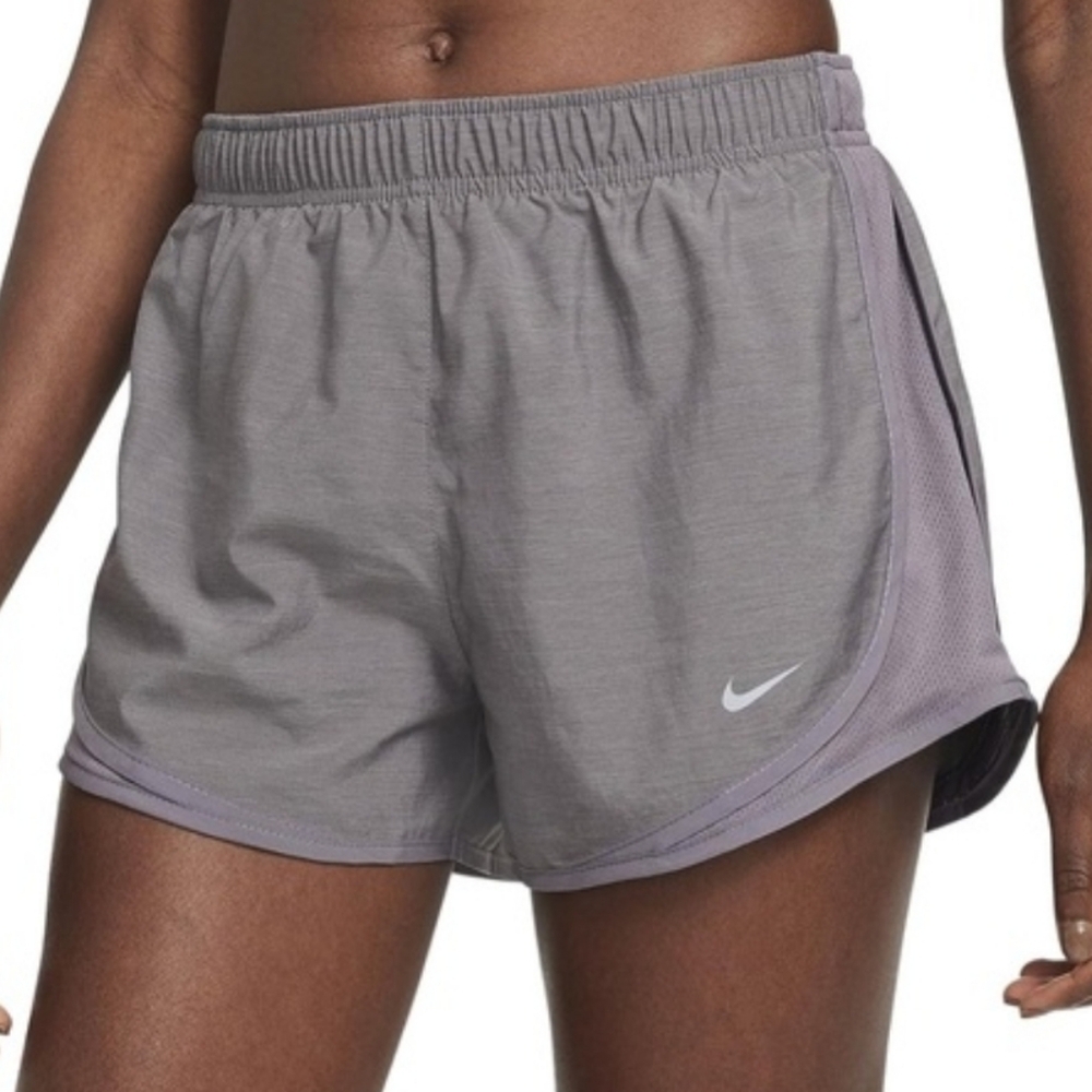 Nike Women's Gray Running Shorts Spacedye Mesh Sides Liner M
